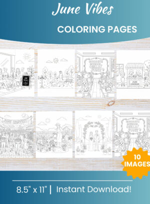 June Coloring Pages