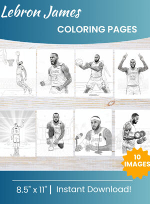 LeBron James Coloring Pages
