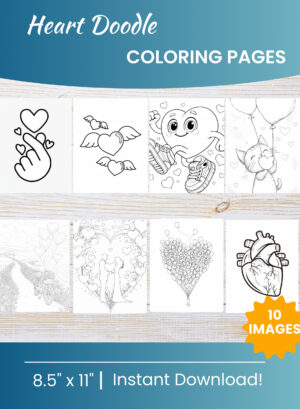 Heart Coloring Pages
