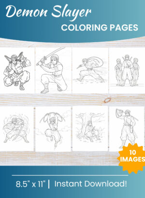 Demon Slayer Coloring Pages