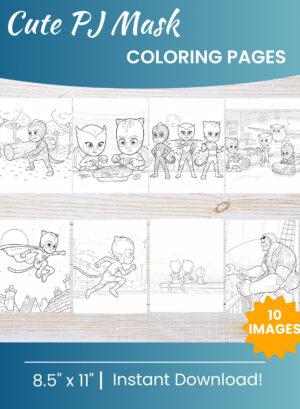 PJ Masks coloring pages