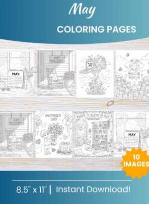 May Coloring Pages