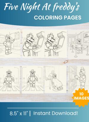 Five Nights at Freddy’s Coloring Pages