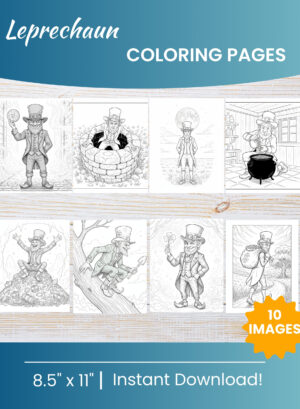 Leprechaun Coloring Pages