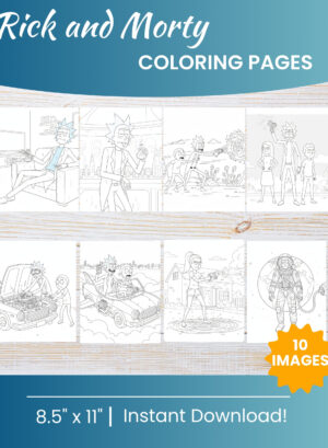 Rick and Morty coloring pages