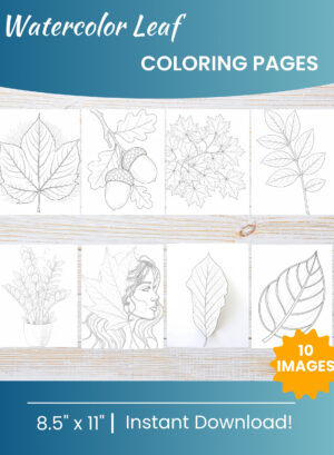 Leaf Coloring Pages