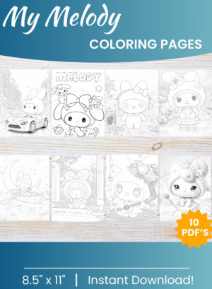 My Melody Coloring Pages