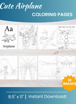 Airplane Coloring Pages
