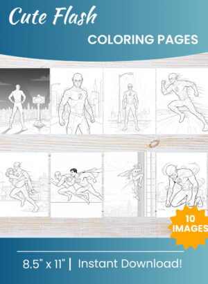 Flash Coloring Pages