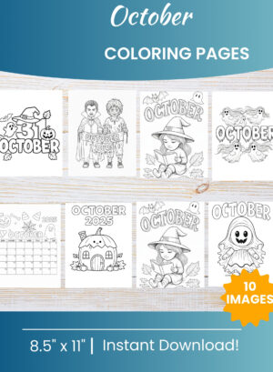 October Coloring Pages