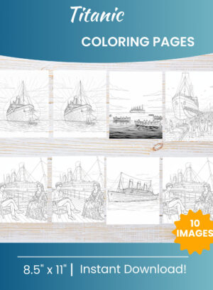 Titanic Coloring Pages