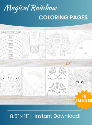 Rainbow Coloring Pages