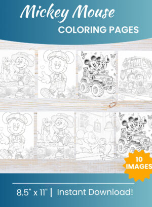 Mickey Mouse coloring pages
