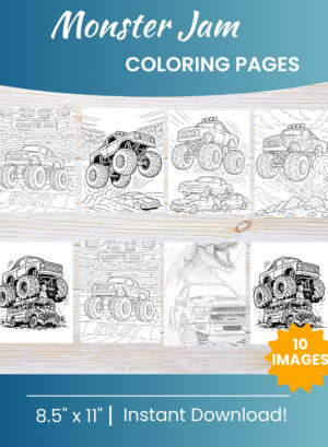 Monster Jam Coloring Pages