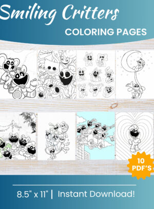 Smiling Critters Coloring Pages