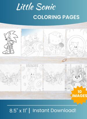 Sonic Coloring Pages