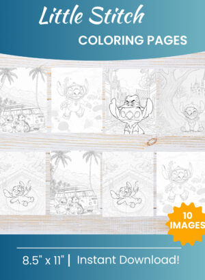 Stitch Coloring Pages