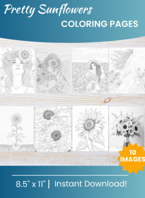 Sunflower Coloring Pages