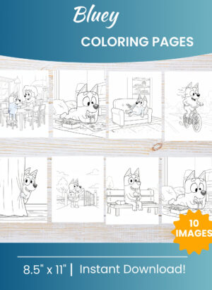 Bluey Coloring Pages