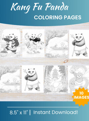 Kung Fu Panda Coloring Pages
