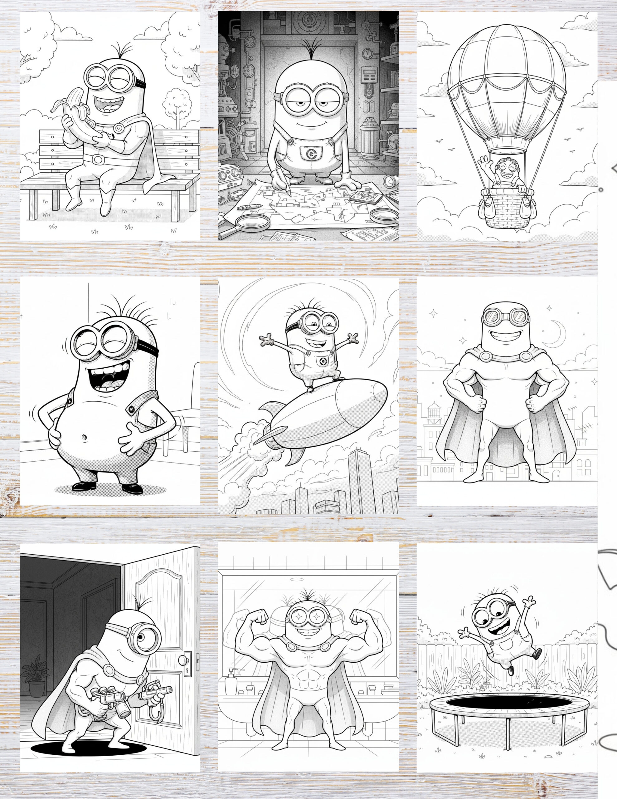 10 Printable Mega Minions Coloring Pages for Kids | Free PDF Download 2 Funny Mega Minions-themed coloring pages for kids’ creative play