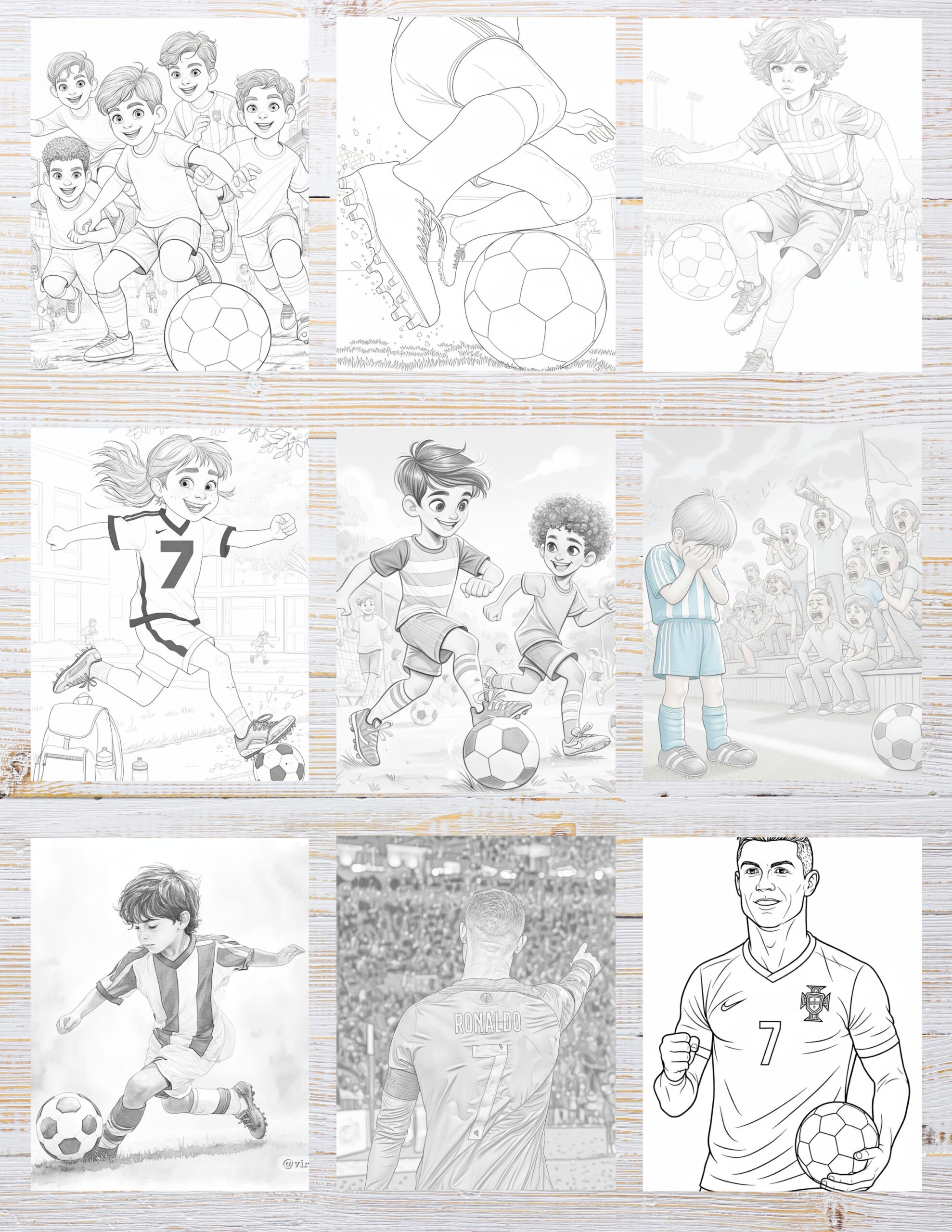 10 Free Printable Football Coloring Pages for Kids | Instant PDF Download 3 “Football coloring pages for kids with easy printable football scenes, players, and game illustrations.”
