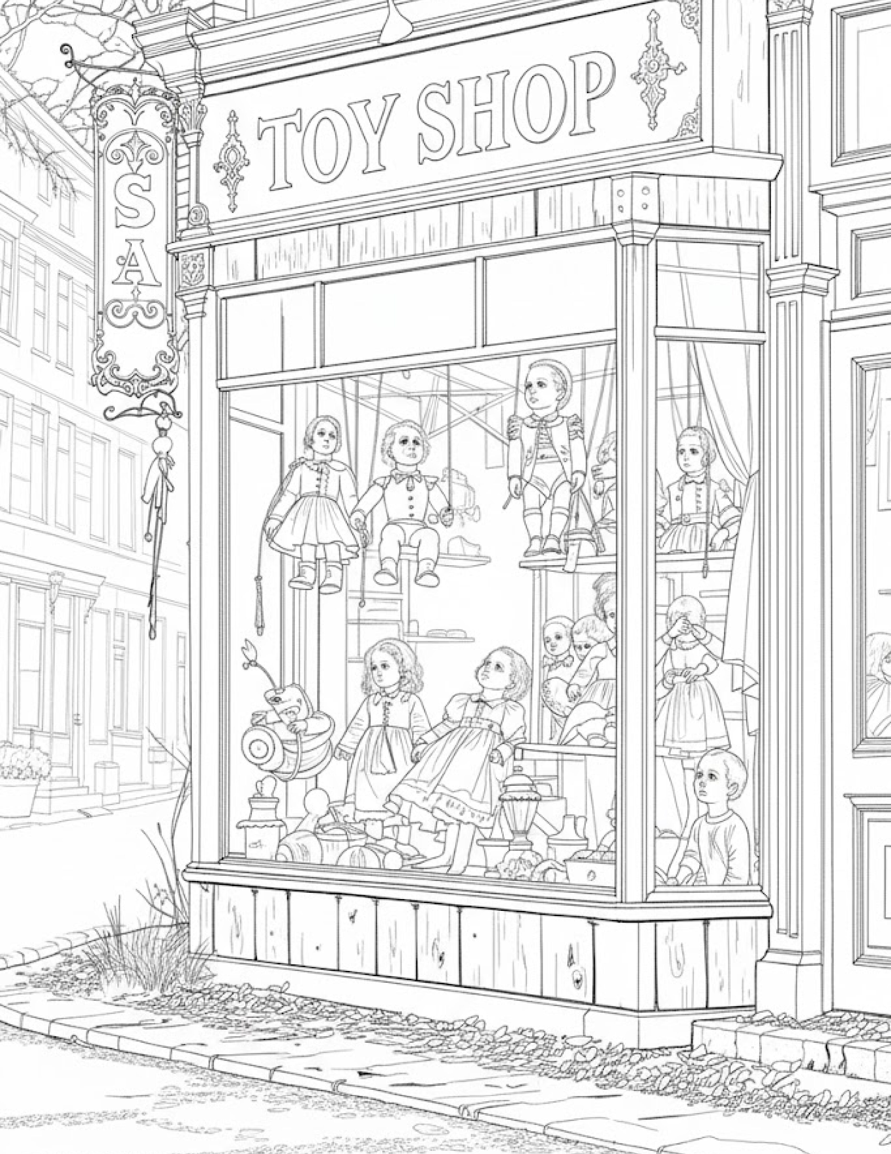 10 Free Printable Haunted House Coloring Pages for Kids | Instant PDF Download 11 10 Free Printable Haunted House Coloring Pages for Kids | Instant PDF Download - Image 11