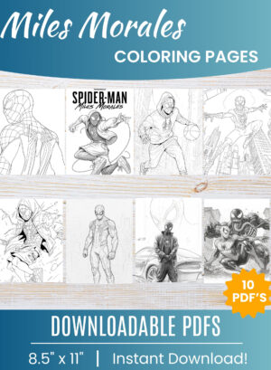 Miles Morales coloring pages