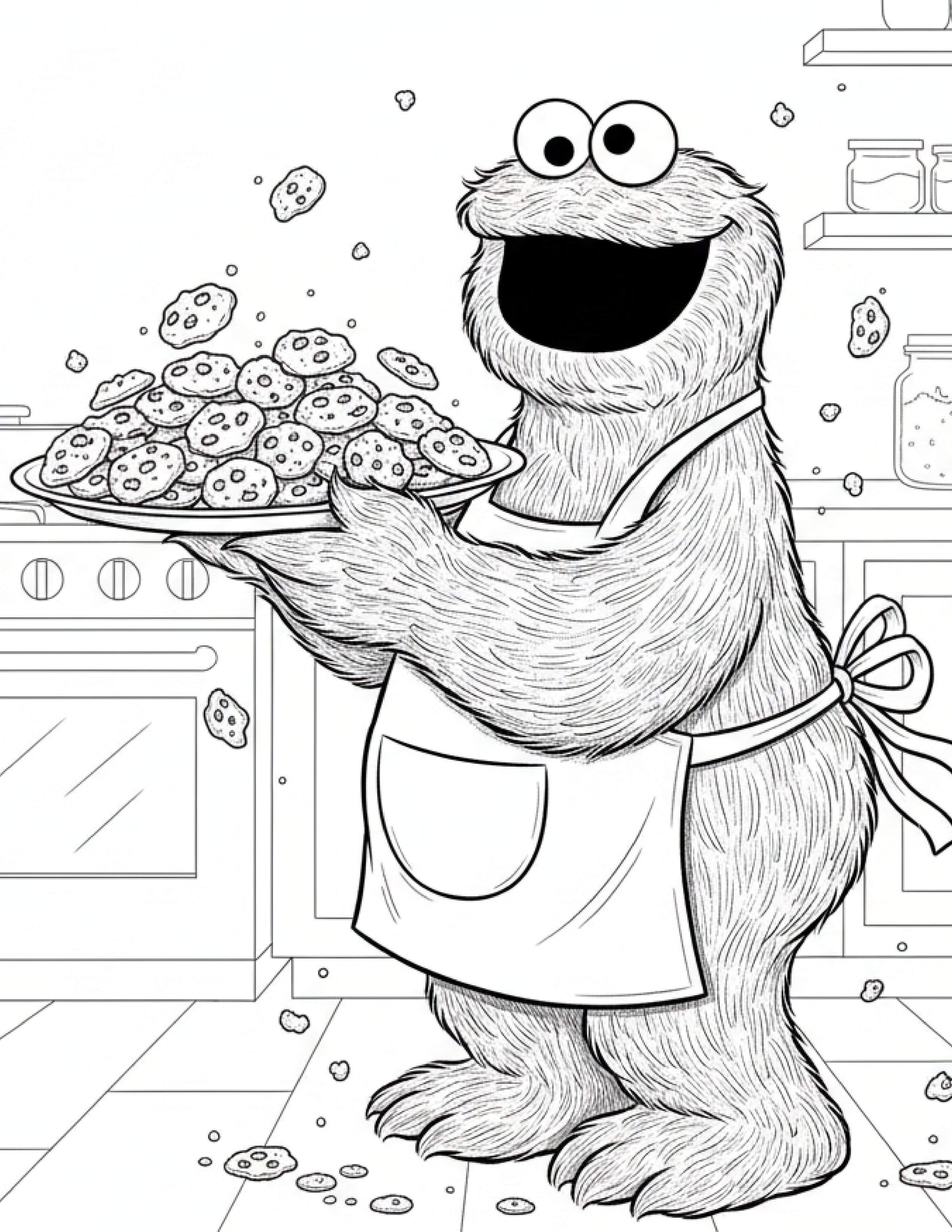 Free Printable Sesame Street coloring pages for kids | 10 PDF Download 12 Free Printable Sesame Street coloring pages for kids | 10 PDF Download - Image 12
