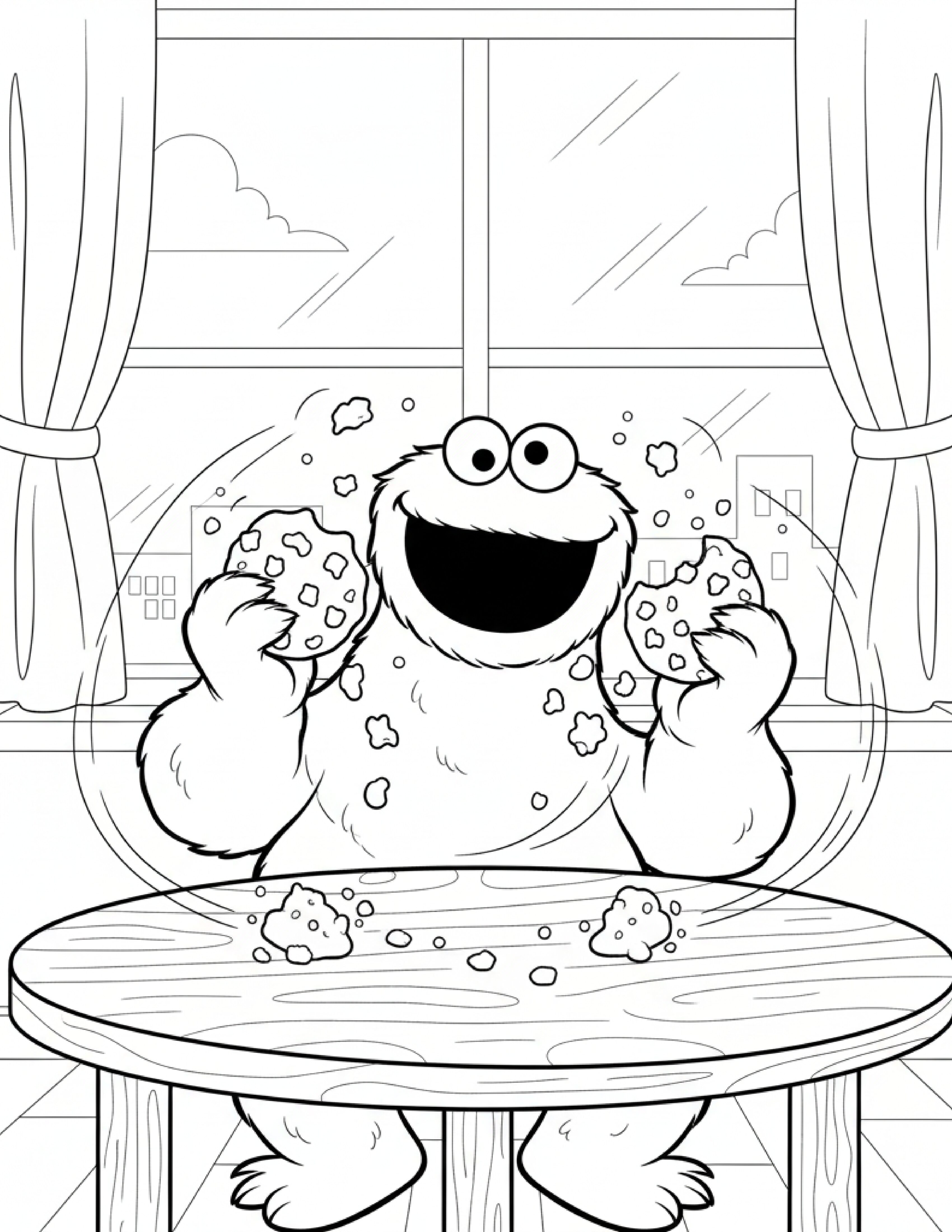 Free Printable Sesame Street coloring pages for kids | 10 PDF Download 11 Free Printable Sesame Street coloring pages for kids | 10 PDF Download - Image 11