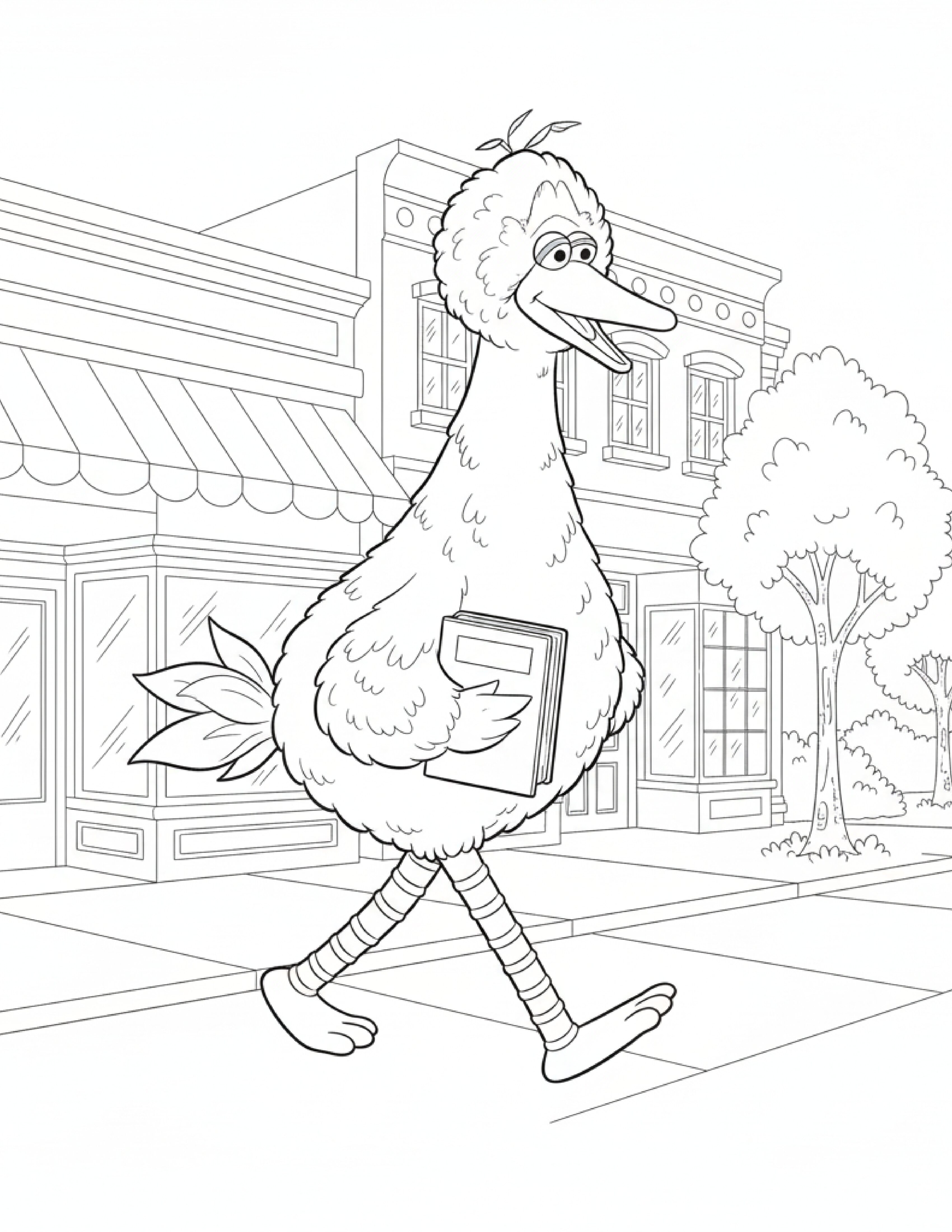 Free Printable Sesame Street coloring pages for kids | 10 PDF Download 5 Free Printable Sesame Street coloring pages for kids | 10 PDF Download - Image 5
