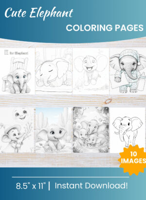 Elephant Coloring Pages