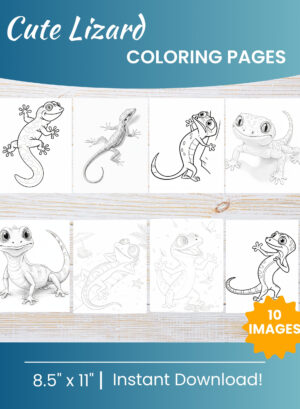 Lizard Coloring Pages