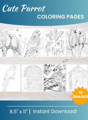 Parrot Coloring Pages