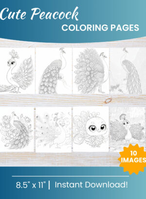 Peacock Coloring Pages