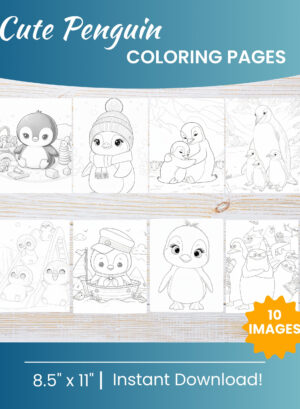 Penguin Coloring Pages