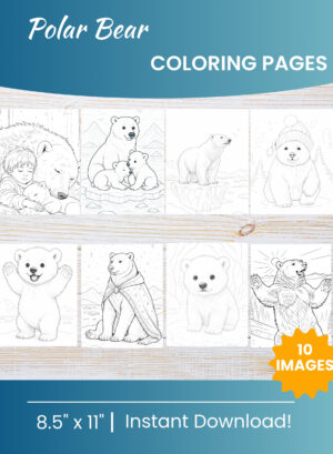 Polar Bear Coloring Pages