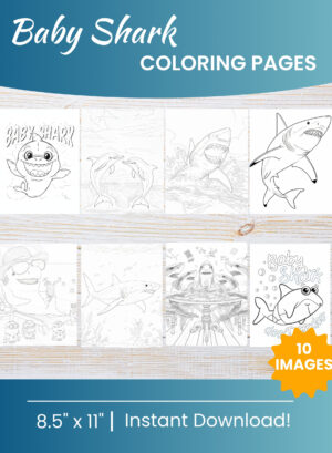 Shark Coloring Pages