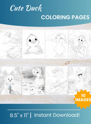 Duck Coloring Pages