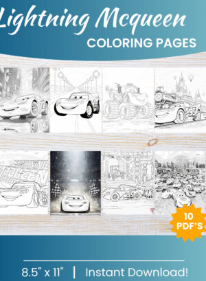 Lightning McQueen Coloring Pages
