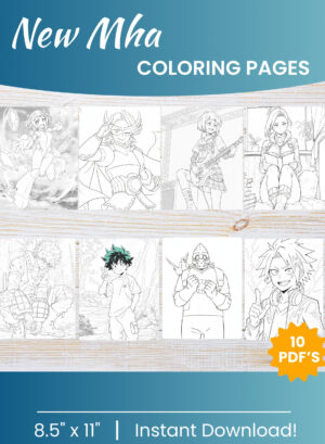 MHA Coloring Pages