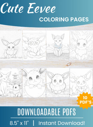 Eevee coloring pages