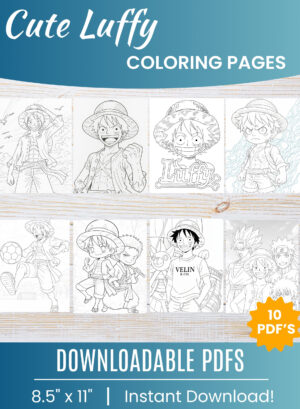 Luffy coloring pages