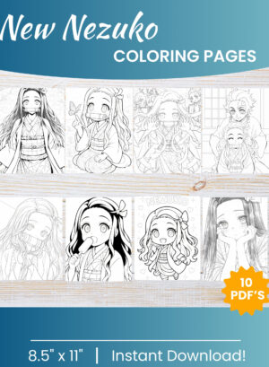 Nezuko Coloring Pages