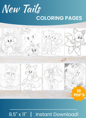 Tails Coloring Pages