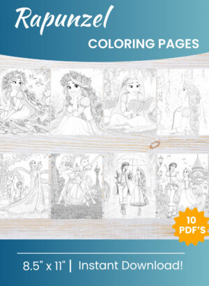 Rapunzel Coloring Pages