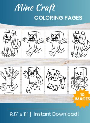 Minecraft Coloring Pages