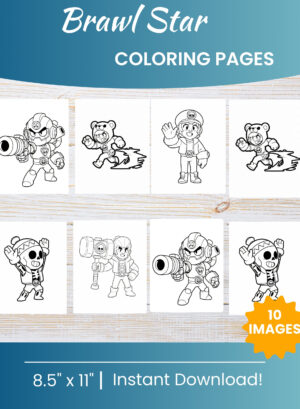 Brawl Stars Coloring Pages