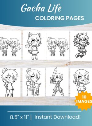 Gacha Life Coloring Pages