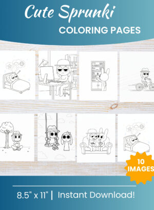 Sprunki Coloring Pages